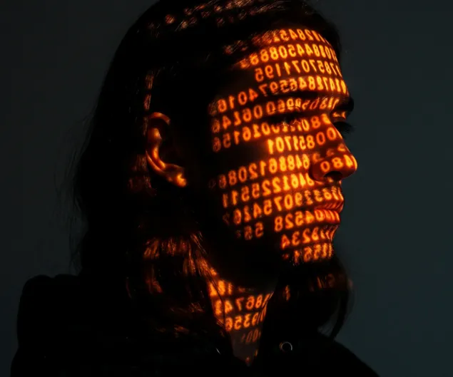 A concerned man after experiencing cyber extortion.